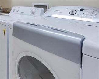HOTPOINT Washer $150                                       WHIRLPOOL Electric Dryer $100 