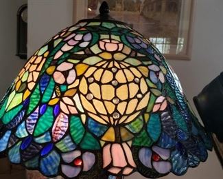 tiffany style lamps throughout the home
