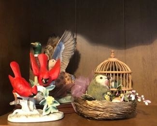 Office Lot #15 Bird Figurines $20.00