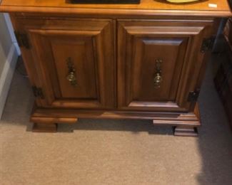 Den Lot #2 End table cabinet  24"l x 15"w x24h $55.00