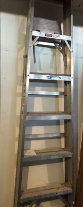 Garage Lot #36 Weiner metal 6ft ladder $20.00