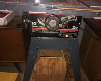 Garage Lot #51 Tool box & misc items $15.00
