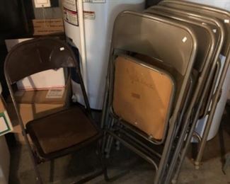 Garage Lot #57 Folding chairs (5) $10.00