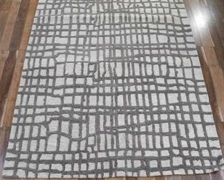 8'X10' Coaster Donny Osmond Home Wool Grid Area Rug