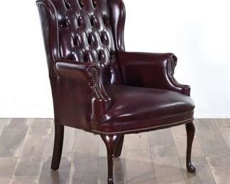 Fulmarque Queen Anne Style Tufted Back Armchair 2