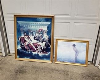 Gold Framed Art
