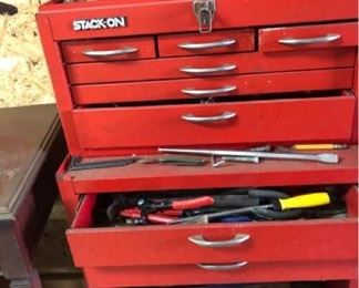 Tool box with tools