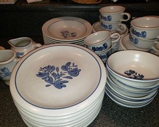 Pfaltzgraff 'Yorktown' Ironstone Dishes in Excellent Condition. - Entire Set - $220