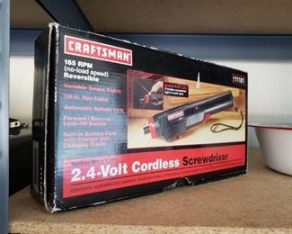 Craftsman Cordless Screwdriver