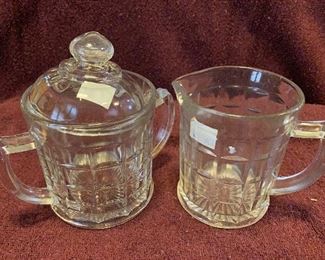 Vintage Sugar & Creamer $34