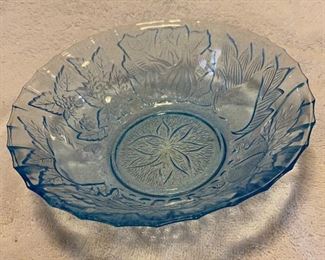 Vintage Indiana Glass Ice Blue Bowl $10