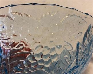 Vintage Indiana Glass Ice Blue Bowl $10