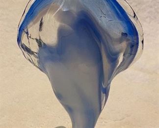 Art Glass Murano Style Jack in the Pulpit $24