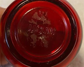 Avon Ruby Red Cruet Approximately 4" Tall $8