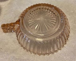 Vintage Depression Glass Pink Dessert Bowls Set of (4) $38