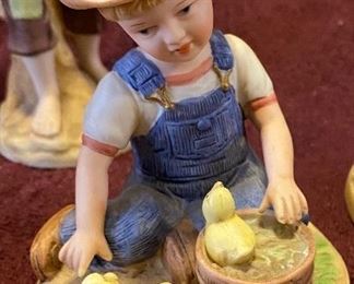 Assortment of Homco Ceramic Figurines After School $12 ea