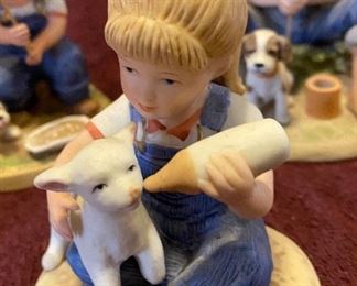 Assortment of Homco Ceramic Figurines After School $12 ea