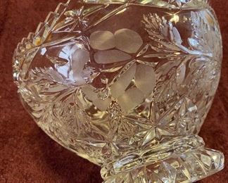 Lead Crystal Candy Bowl $24