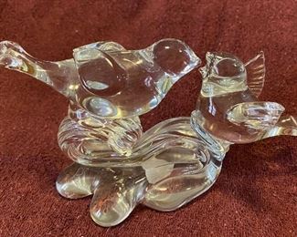 Signed Crystal Birds $18