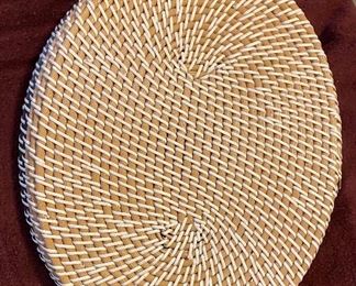 Woven Oval Basket Style Tray $20