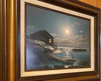 Dalhart Windberg Framed "Hidden Cove" $120