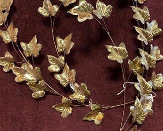 Home Interiors Oak Leaf Wall Décor Metal $24