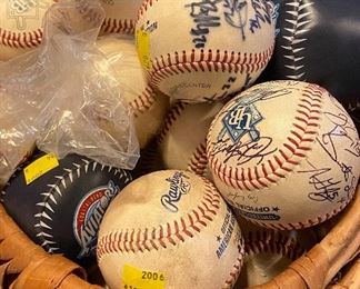 Aviator Baseballs Various (21) @ $10 each, (5) at $20 each, (2) at $4 each