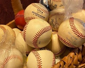 Aviator Baseballs Various (21) @ $10 each, (5) at $20 each, (2) at $4 each