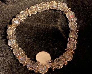 Costume Jewelry Crystal Like Beads Bracelet $6