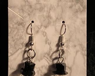 Costume Jewelry Crystal Like Beads Pierced Earrings Set $4