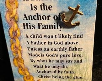 Costume Jewelry Tie Tack/Label Pin "Father" $4