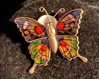 Costume Jewelry Butterfly Pin $4
