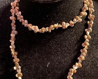 Costume Jewelry Hand Crafted Sea Shells Necklace $4