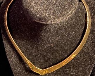 Costume Jewelry Choker Style Necklace $26