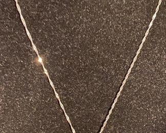 Costume Jewelry Synthetic Ruby with CZ Stones Electroplated Chain $120