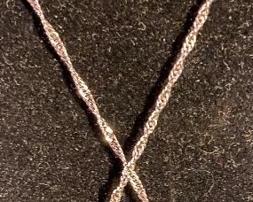 Costume Jewelry Synthetic Ruby with CZ Stones Electroplated Chain $120