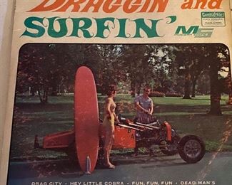 Vinyl Record Draggin' and Surfin' $2