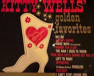 Vinyl Record Kitty Wells Golden Favorites $2