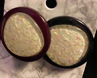 Costume Jewelry Pierced Earrings (As Is A Lil Discoloration on One Earring) $2