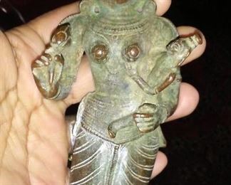 Indian HINDU goddess Real Antique Bronze $250