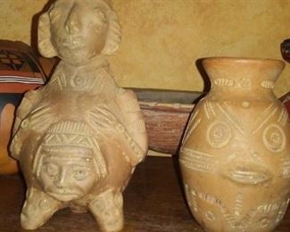 Costa Rica Antique pottery 2 item  $100