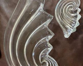 2 Pc Glass Serving Dishes