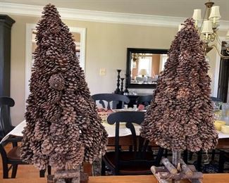 Small Pine Cone Trees,