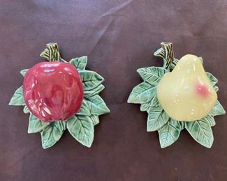 Vintage Fruit Wall Pockets 