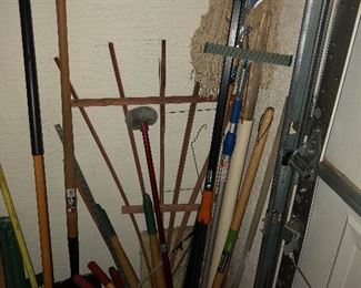 #90 ASSORTED LAWN TOOLS $2 EACH