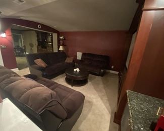 home theatre sectional and coffee table  800.00