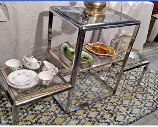 #6 
Chrome 3 level Etagere 
$100.00