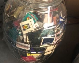 #13
Large Glass jar with lid full of vintage and discontinued matches
$85.00