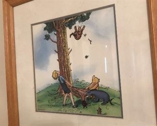 #14
Winnie the poo framed art 
$25.00