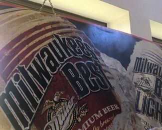 #17
Metal Milwaukee Beer Sign 
$40.00